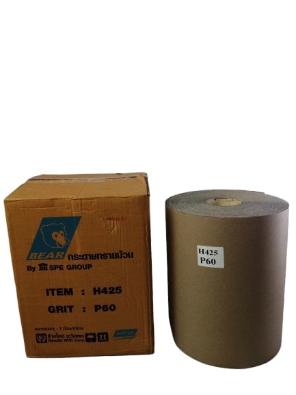 SKI - สกี จำหน่ายสินค้าหลากหลาย และคุณภาพดี | NORTON กระดาษทรายม้วน ออสเตรเลีย #60 (12นิ้วx50ม.) H425 (สีดำ)